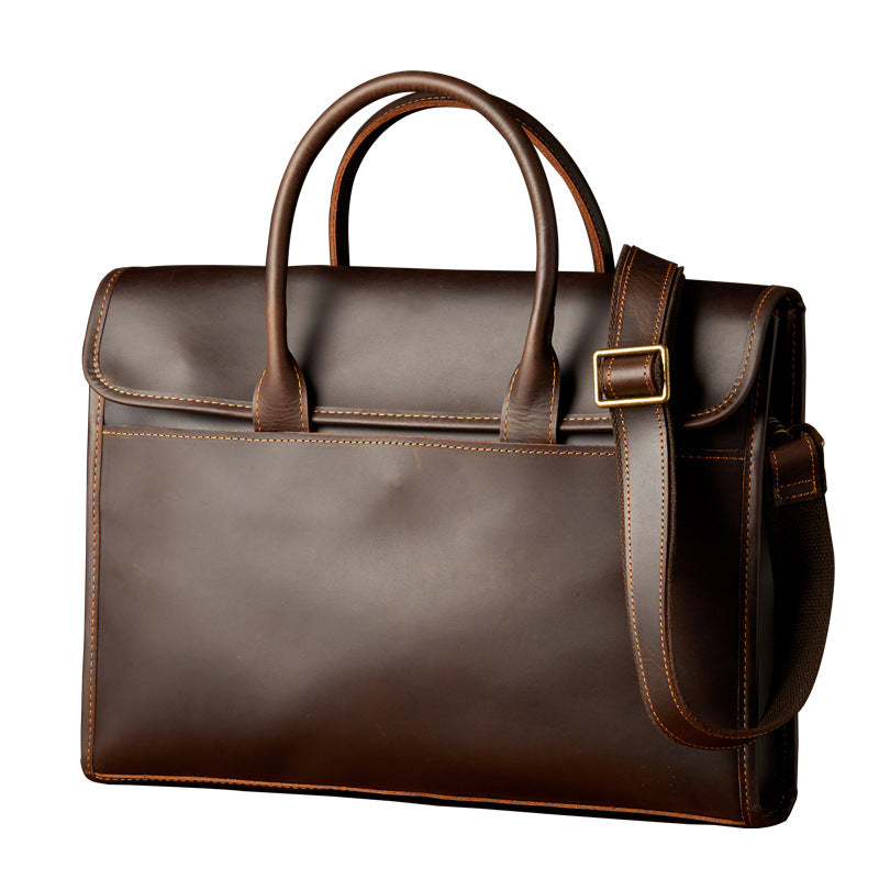 Business Casual Leather Briefcase