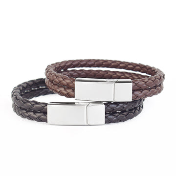 Woven Leather Bracelet